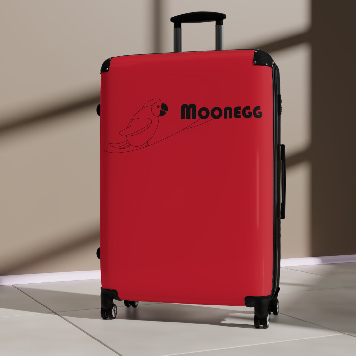 Moonegg Suitcase Red