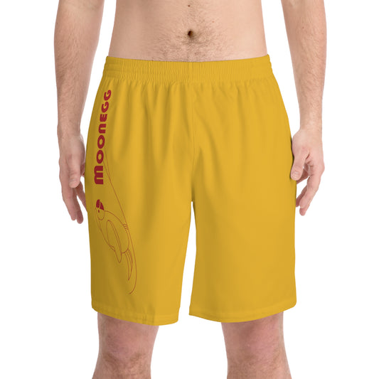 Moonegg Men's Elastic Beach Shorts (AOP)