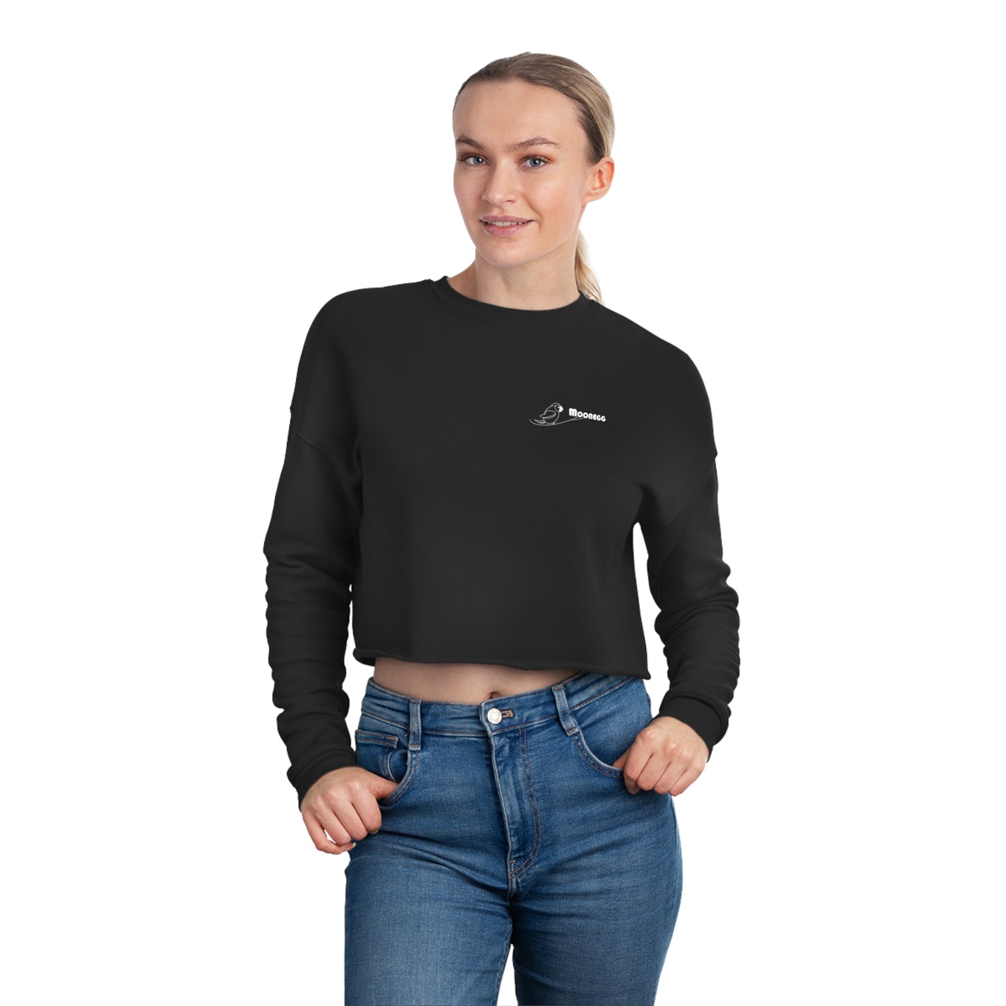 Moonegg Women's Cropped Sweatshirt