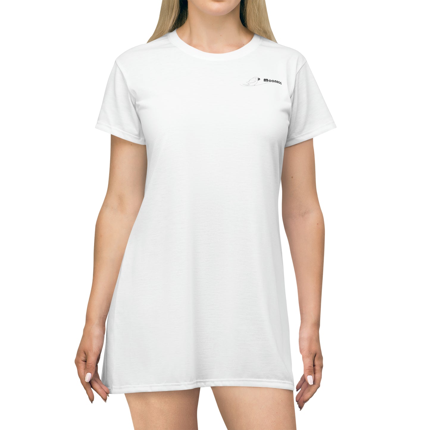 Moonegg (W) T-Shirt Dress (AOP)