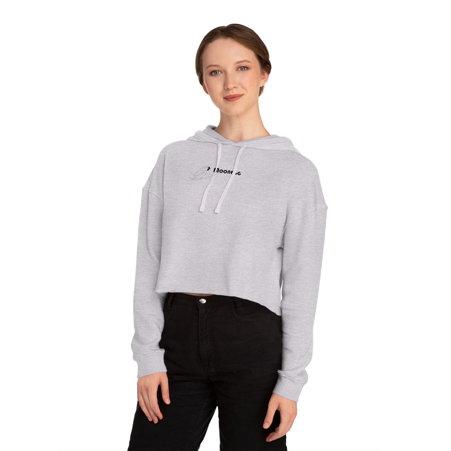 Moonegg women’s Cropped Hooded Sweatshirt