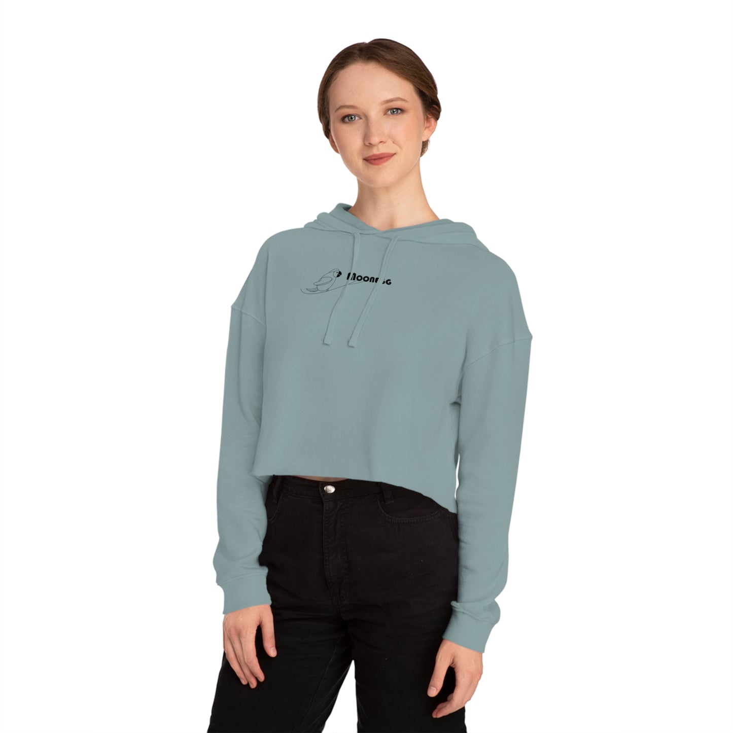 Moonegg women’s Cropped Hooded Sweatshirt