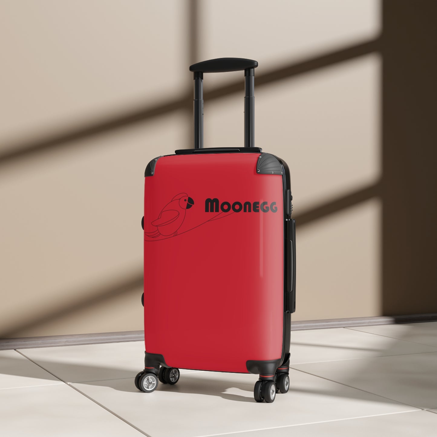 Moonegg Suitcase Red