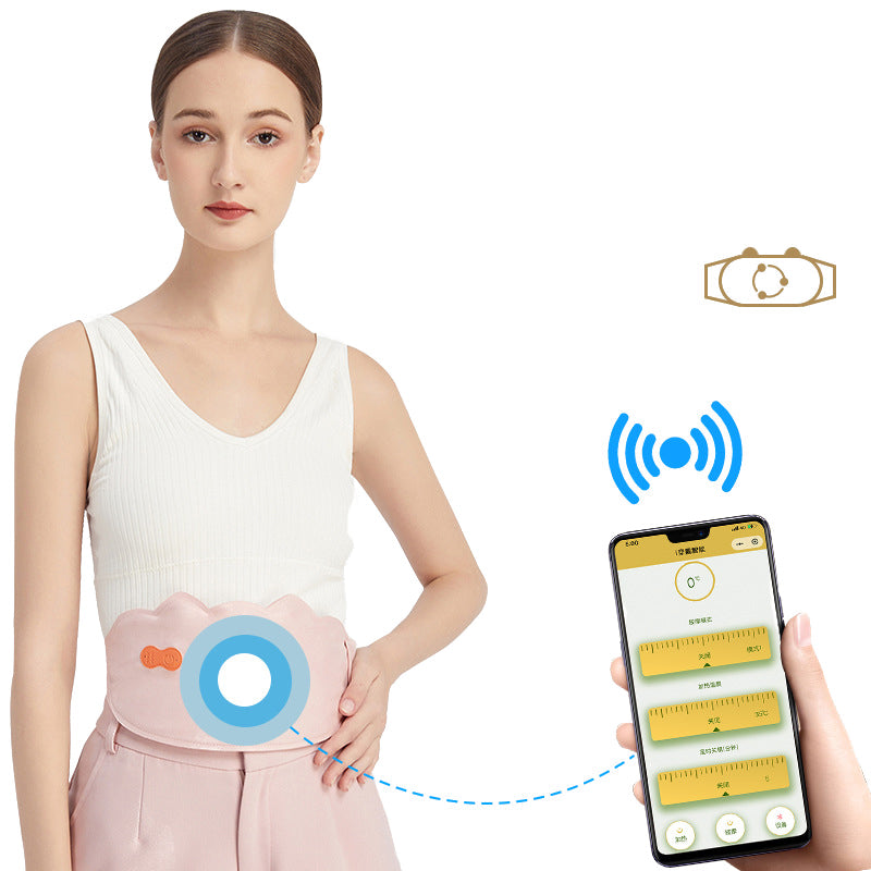 Moonegg choice App Abdomen And Waist Warm Palace Massage Belt