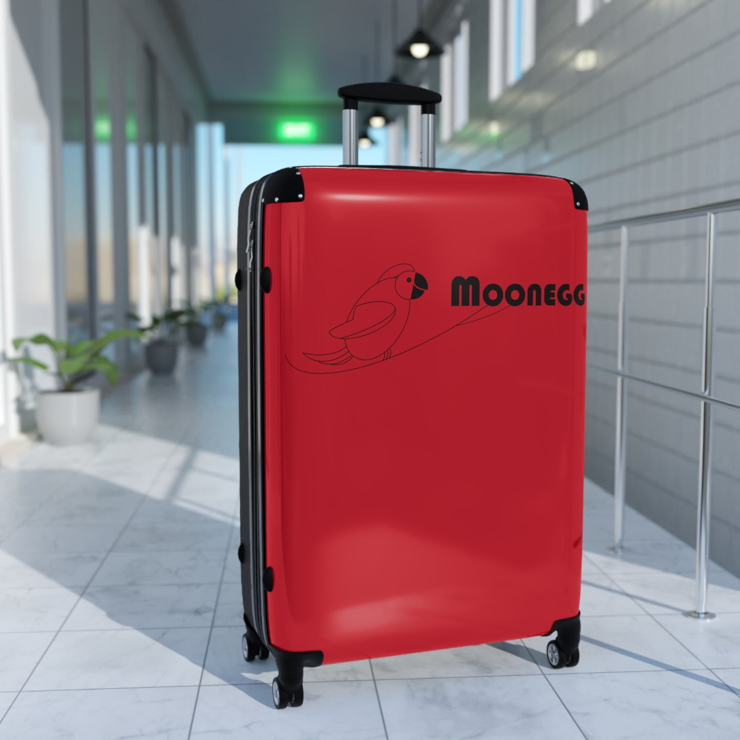 Moonegg Suitcase Red