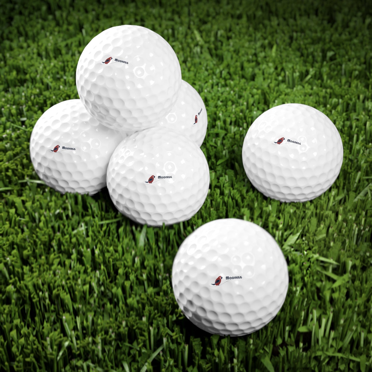 Moonegg Golf Balls, 6pcs