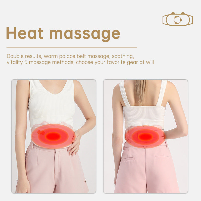 Moonegg choice App Abdomen And Waist Warm Palace Massage Belt