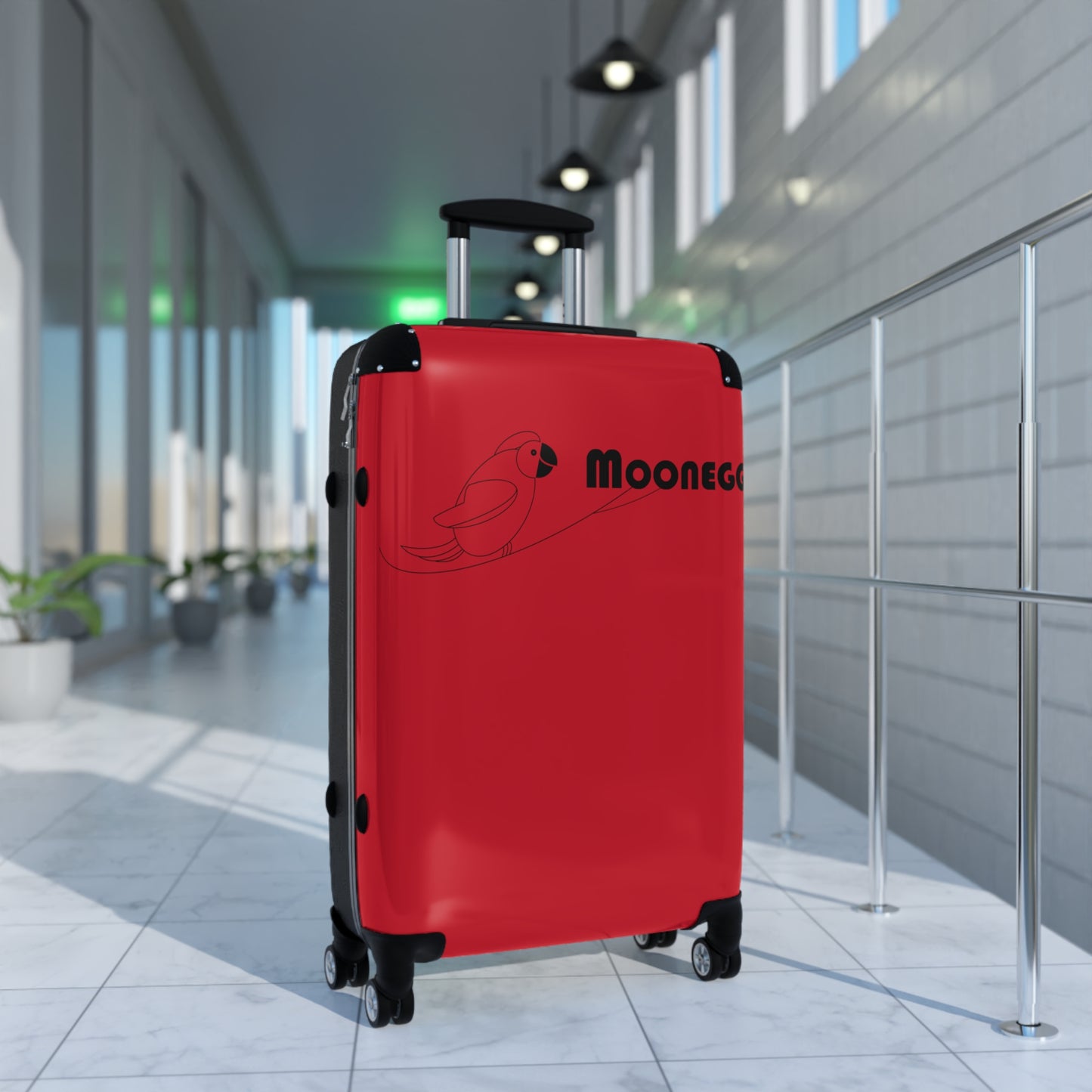 Moonegg Suitcase Red