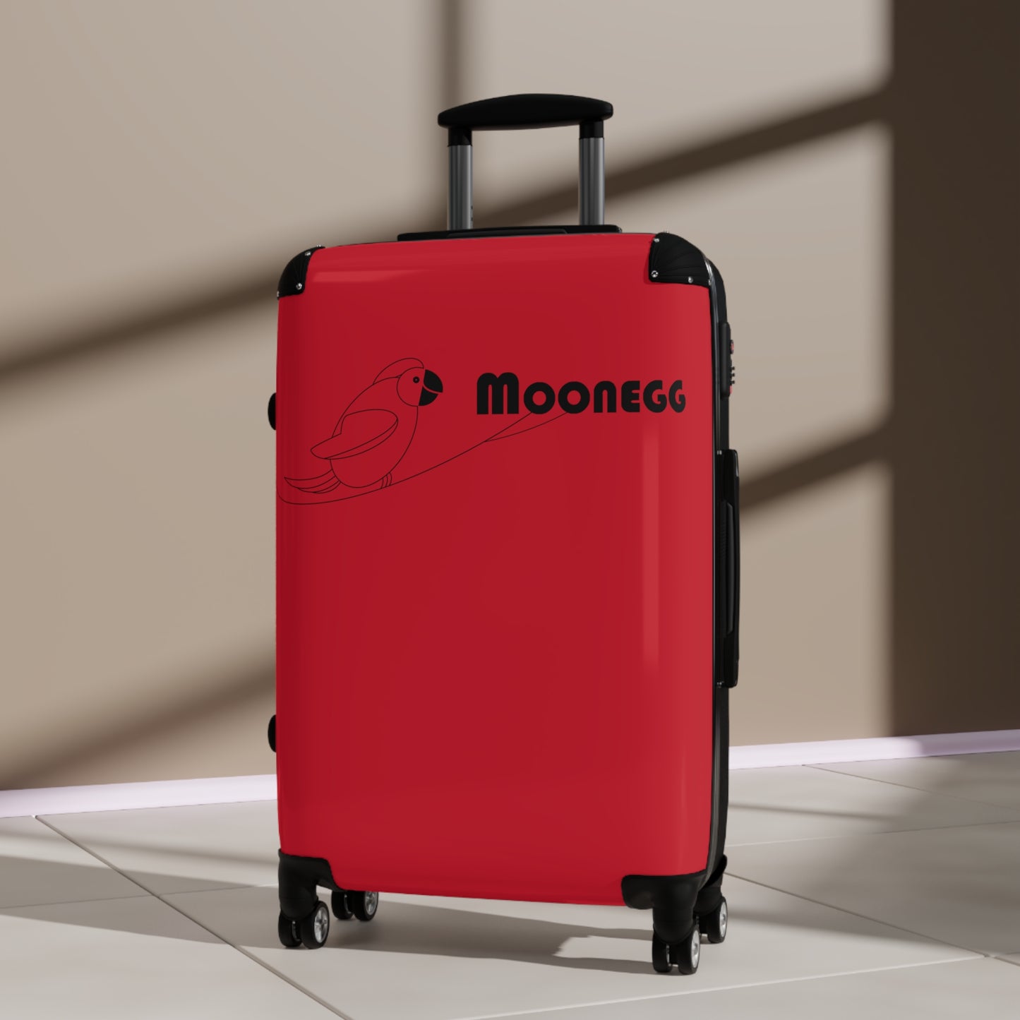 Moonegg Suitcase Red