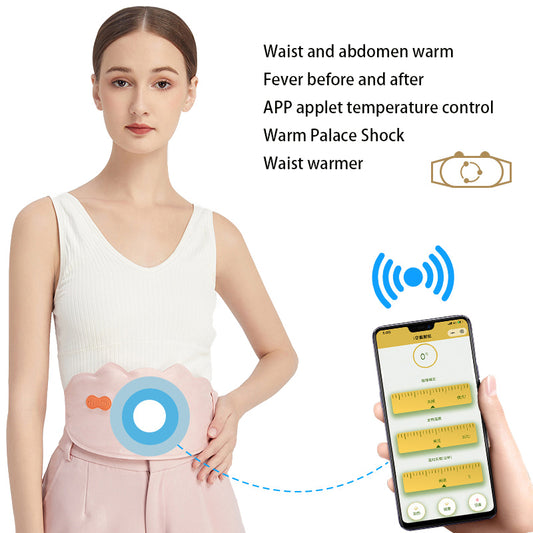 Moonegg choice App Abdomen And Waist Warm Palace Massage Belt