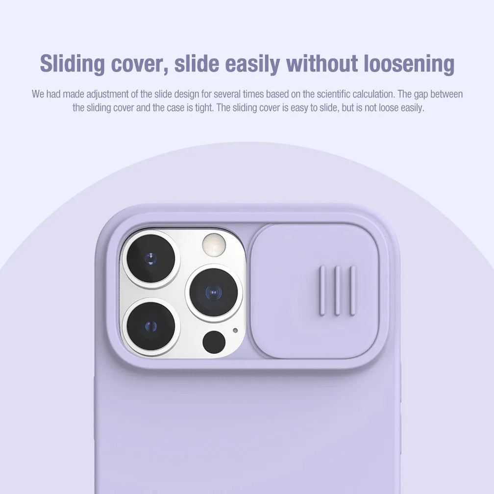 Moonegg choice, For iPhone 13 Pro Max Magnetic Case,CamShield Silky Liquid Silicone Slide Camera Protection Cover For iPhone 13 /13 Pro