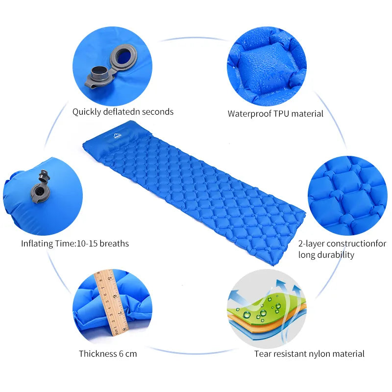 Moonegg choice, Widesea Camping Sleeping Pad Inflatable Air Mattresses