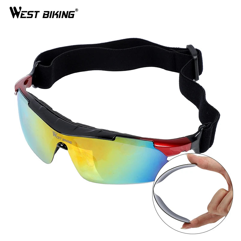 Moonegg choice, WEST BIKING Polarized Cycling Glasses Anti-fog