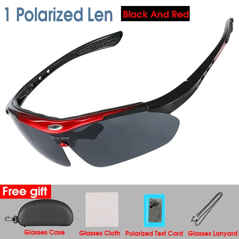 Moonegg choice, WEST BIKING Polarized Cycling Glasses Anti-fog