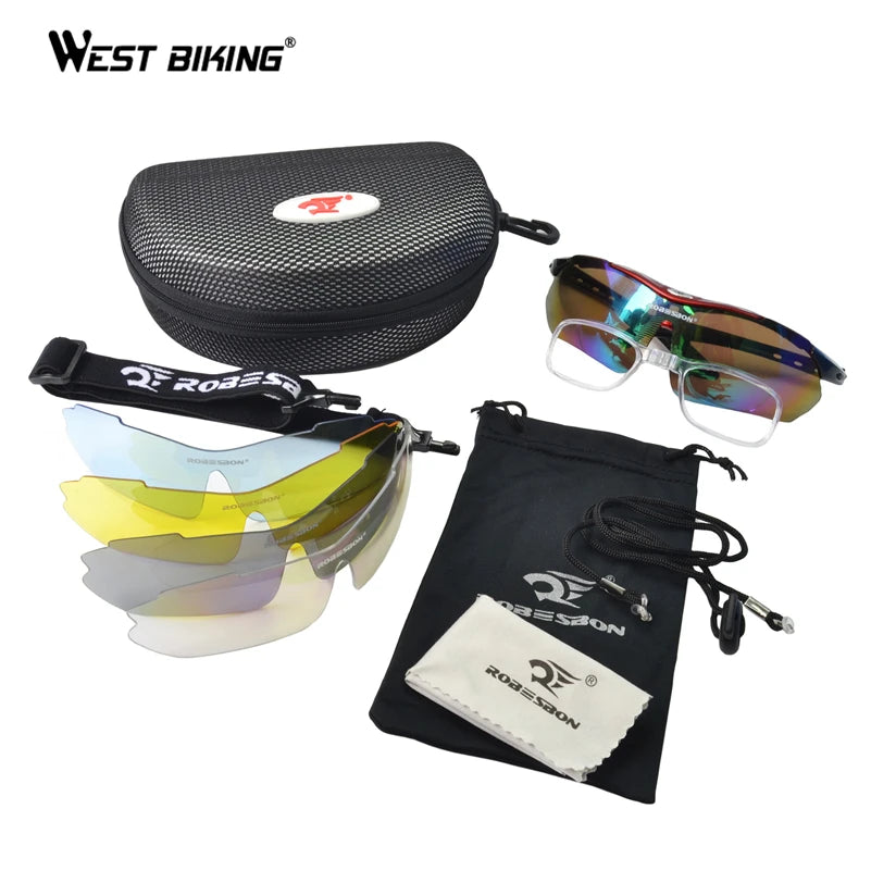 Moonegg choice, WEST BIKING Polarized Cycling Glasses Anti-fog