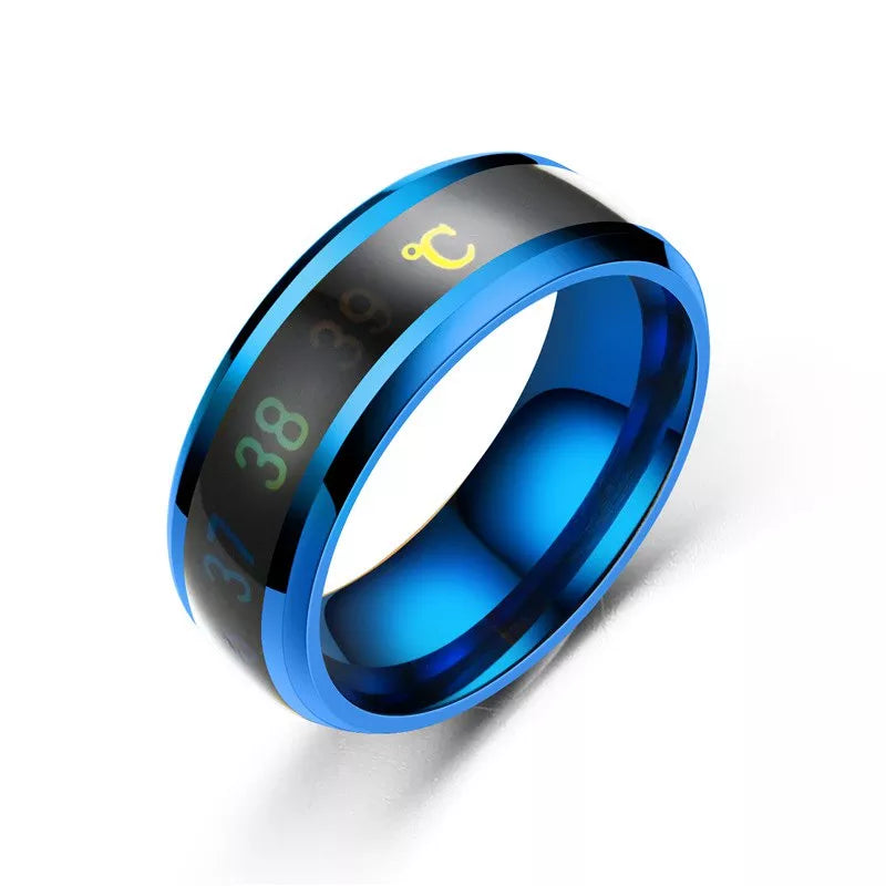 Moonegg choice Temperature Ring Titanium Steel