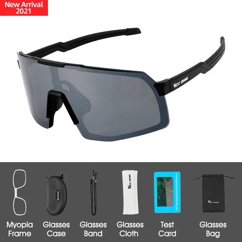 Moonegg choice, WEST BIKING Polarized Cycling Glasses Anti-fog