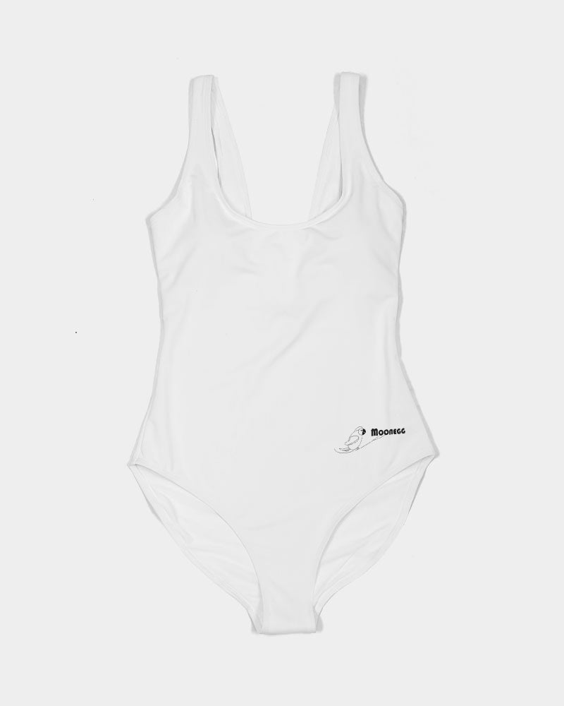 LogoBlackTranspBr Women's One-Piece Swimsuit